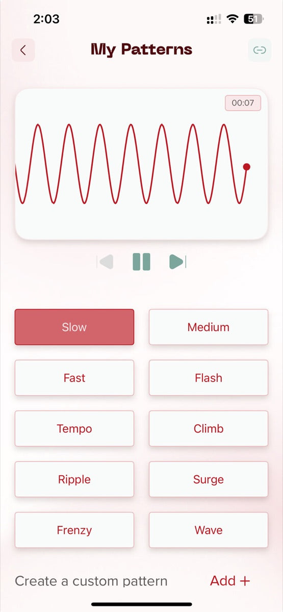 Patterns on repeat — Sora Vibes app